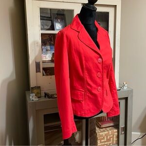 Talbots Petites 8 Red Jacket